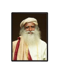 Sadhguru (Jaggi Vasudev) Laminated Photo - 5x7 Inches, Divine Blessings for Home & Office and Temple Decoration