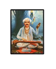 Saint Tukaram Laminated Photo - 11x13 Inches, Divine Blessings for Home & Office and Temple Decoration