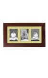 Sri Boroda, Sri Anukul Thakur and Sri Boroma Color Photo Frame - 5x7 Inch, Elegant Religious Home & Temple Decor