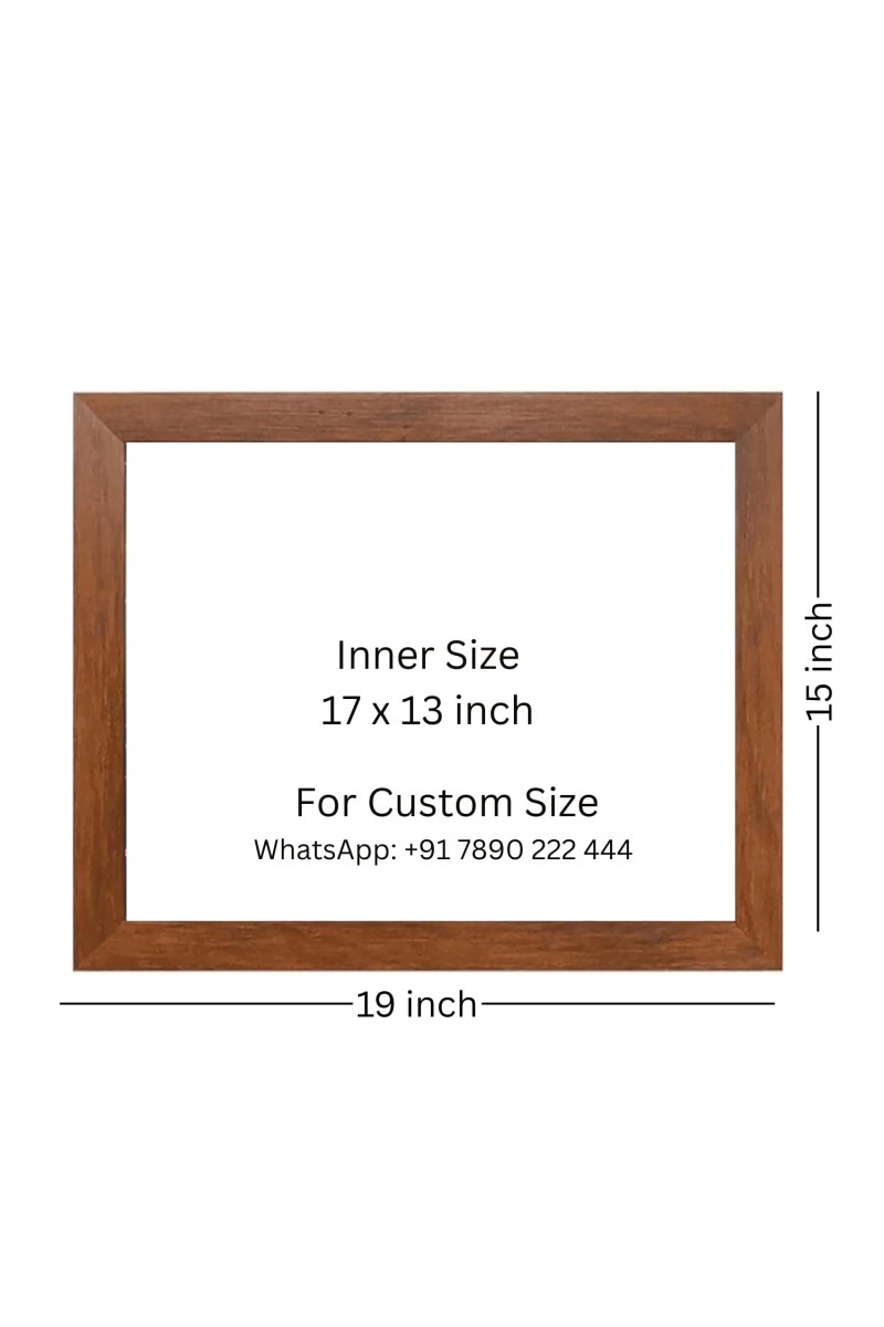 Agni deva and indra Photo Frame - 15x19Inches - Spiritual Artwork for Home Decor, Puja Room and Office Decoration