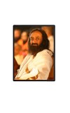 Ravi Shankar Laminated Photo - 9x11 Inches, Divine Blessings for Home & Office and Temple Decoration