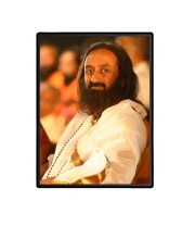 Ravi Shankar Laminated Photo - 5x7 Inches, Divine Blessings for Home & Office and Temple Decoration