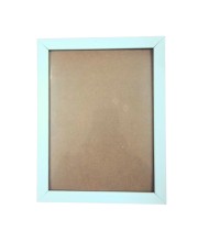 Light Blue Photo Frame for Wall & Tabletop Display – Modern Rectangular Picture Frame with Glass Front & MDF Back (Empty Frame)