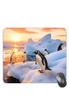 Customized Cute Penguin Picture Sublimation Mouse Pad | 8 X 7.5 Inch | Smooth Cloth Surface | Non-Slip Rubber Base | Personalized Mousepad for Laptop & Desktop (F17345)