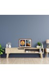 Agni deva and sri krishna Photo Frame - 11x15Inches - Spiritual Artwork for Home Wall Decoration, Puja Room and Office Decoration and Gifting