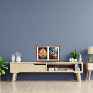 Agni deva and sri krishna Photo Frame - 19x23Inches - Spiritual Artwork for Home Decor, Puja Room and Office Decoration Agni deva and sri krishna Photo Frame - 19x23Inches - Spiritual Artwork for Home Decor, Puja Room and Office Decoration