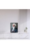 Rabindranath Tagore Laminated Photo - 5x7 Inches, Divine Blessings for Home & Office and Temple Decoration