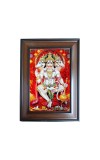 Hi Tech Sales Panchamukhi Hanuman Polystyrene Photo Frame for Wall Decor Home, Office, and Temple (Wallmount, Printed Photo, Pack of 1)