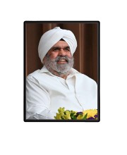 Sant Rajinder Singh Ji Maharaj Laminated Photo - 11x13 Inches, Divine Blessings for Home & Office and Temple Decoration