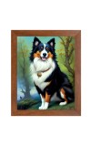 AI Funny Cute Dog Art Picture for Kids - 14x18 inches, Brown Color - Perfect Wall Decor for Children's Room