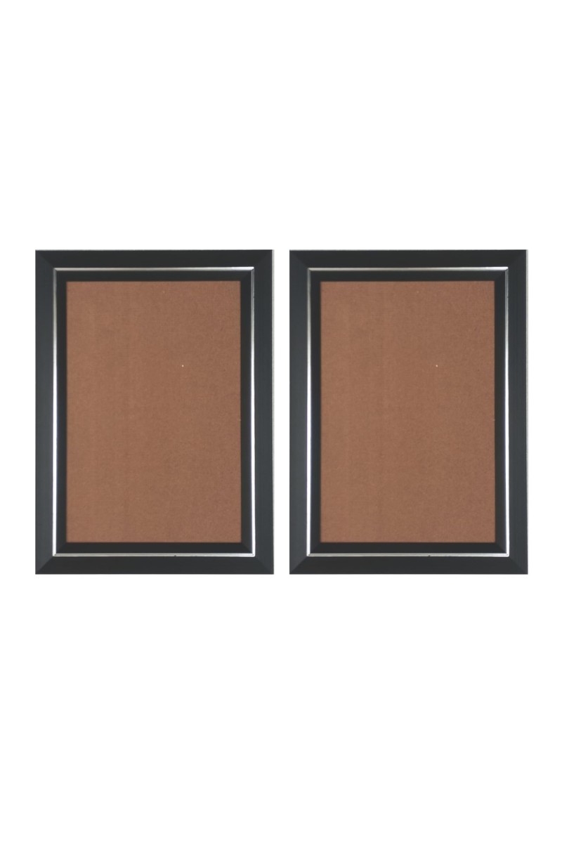 Set of 2 Black Photo Frames for Wall & Table Décor – Sleek Modern Empty Picture Frames for Home & Office, Display Portrait or Landscape Orientation (2, 18x14)