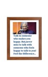 A P J Abdul Kalam & Famous Quote Brown Frame, 10x14InchesInspirational Wall Art for Office, Home DecorIdeal Spiritual Gift