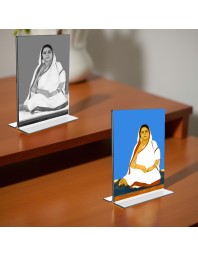 Barama Acrylic T-Style Photo Stand - 9x11 Inches, Compact and Stylish Spiritual Display, easily change 2 photos (Pack of 1)