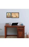 Hitech Sales Shree Shree Ganesh ji Polystyrene Photo Frame for Pooja Room, Temple Decor, Home Decoration and Gifting (Wall and Tabletop, Rectangular, Printed Photo, 7.12 x 9.12 inches Frame, Black)