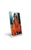 Car Desk/Table Top Swami Pranavananda Acrylic L-Style Photo Stand - 2.5x3.5 Inches, Compact And Stylish Spiritual Display (F6706)
