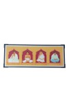 Hitech Sales Shri Shri Thakur Anukul Chandra Family Wooden Laminated Photo Frame, Anukul Chandra Thakur, Barda, Baroma, Spiritual Decor for Home, Temple, Office (Size - 16 x 6 x 0.5 inches)