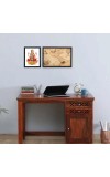 Hitech Sales Mata Laxmi Polystyrene Photo Frame for Pooja Room, Temple, Home Decor and Gift (Printed Photo, Black, 7.12 x 9.12 inches)