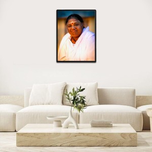 Mata Amritanandamayi (Amma) Laminated Photo (13x15 Inches Without glass) Divine Blessings for Table and Walls,Home & Office and Temple Decoration
