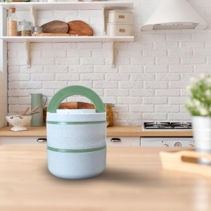 Hi Tech Sales Double Layer Lunch Box with Handle Insulated Food Storage Container for Home, Office, or Travel – Color May Vary and Stainless Steel Water Bottle 1000 ml Free Hi Tech Sales Double Layer Lunch Box with Handle Insulated Food Storage Container for Home, Office, or Travel – Color May Vary and Stainless Steel Water Bottle 1000 ml Free