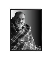 Neem Karoli Baba Laminated Photo (11x13 Inches Without glass) Divine Blessings for Table and Walls,Home & Office and Temple Decoration