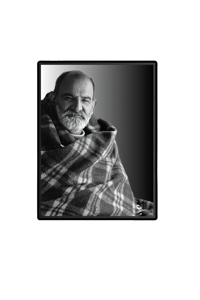 Neem Karoli Baba Laminated Photo - 5x7 Inches, Divine Blessings for Home & Office and Temple Decoration