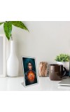 Car Desk/Table Top Jai Bajrang Bali Acrylic L-Style Photo Stand - 2.5x3.5 Inches, Compact And Stylish Spiritual Display (F6665)