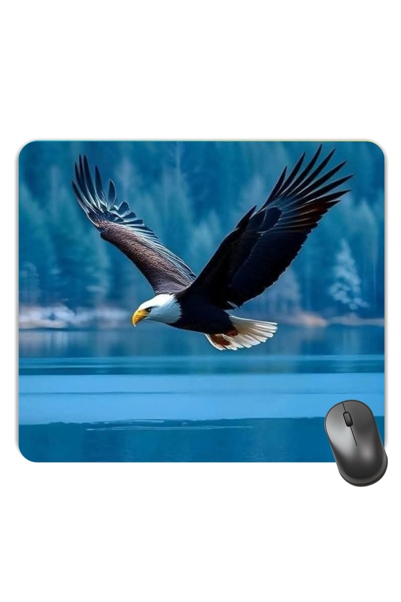 Customized Cute Bird Picture Sublimation Mouse Pad | 8 X 7.5 Inch | Smooth Cloth Surface | Non-Slip Rubber Base | Personalized Mousepad for Laptop & Desktop (F17443)