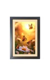 The beautiful butterflies Black Photo Frame Funny Animal and Bird Cartoon Art