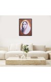 Ma Sarada Laminated Photo - 5x7 Inches, Divine Blessings for Home & Office and Temple Decoration