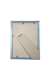 Light Blue Photo Frame for Wall & Tabletop Display – Modern Rectangular Picture Frame with Glass Front & MDF Back (Empty Frame)