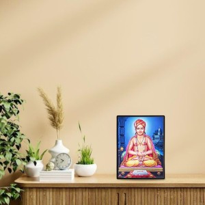 Dnyaneshwar Laminated Photo - 11x13 Inches, Divine Blessings for Home & Office and Temple Decoration