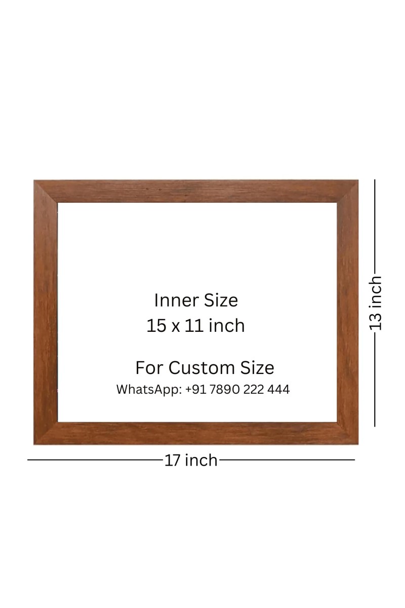 Lord vishnu and goddess durga Photo Frame - 13x17Inches - Spiritual Artwork for Home Decor, Puja Room and Office Decoration