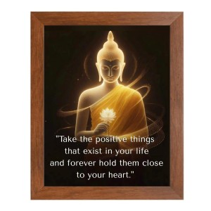Buddha & Famous Quote Brown Frame, 12x16InchesInspirational Wall Art for Office, Home DecorIdeal Spiritual Gift Buddha & Famous Quote Brown Frame, 12x16InchesInspirational Wall Art for Office, Home DecorIdeal Spiritual Gift