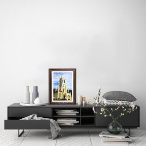 Shimla Christ Church Church Photo Frame, Beautiful Elegant Framed Wall Art of Iconic Cathedral
