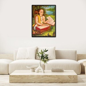 Tulsidas Laminated Photo - 11x13 Inches, Divine Blessings for Home & Office and Temple Decoration