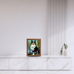 AI Funny Cute Dog Art Picture for Kids - 16x20 inches, Brown Color - Perfect Wall Decor for Children's Room