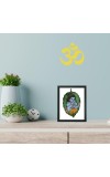 Hitech Sales Nanha Gopal Ji Polystyrene Photo Frame for Pooja Room, Temple Decor, Home Decoration and Gifting (Wall and Tabletop, Rectangular, Printed Photo, 7.12 x 9.12 inches Frame, Black)