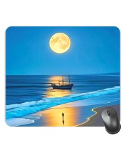 Customized Beatiful View Picture Sublimation Mouse Pad | 8 X 7.5 Inch | Smooth Cloth Surface | Non-Slip Rubber Base | Personalized Mousepad for Laptop & Desktop (F17354)