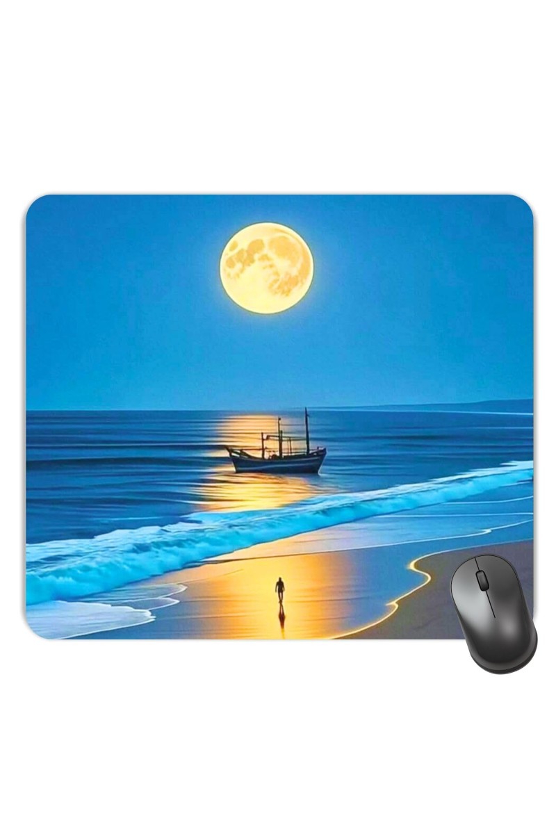 Customized Beatiful View Picture Sublimation Mouse Pad | 8 X 7.5 Inch | Smooth Cloth Surface | Non-Slip Rubber Base | Personalized Mousepad for Laptop & Desktop (F17354)