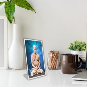 Car Desk/Table Top Shri Lahiri Mahashaya Acrylic L-Style Photo Stand - 2.5x3.5 Inches, Compact And Stylish Spiritual Display (F6720) Car Desk/Table Top Shri Lahiri Mahashaya Acrylic L-Style Photo Stand - 2.5x3.5 Inches, Compact And Stylish Spiritual Display (F6720)