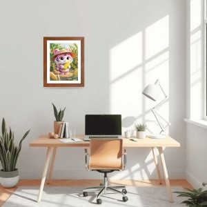 AI Funny Cute Baby Tiger Art Picture for Kids - 16x20 inches, Brown Color - Perfect Wall Decor for Children's Room AI Funny Cute Baby Tiger Art Picture for Kids - 16x20 inches, Brown Color - Perfect Wall Decor for Children's Room