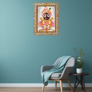 Jai Jagannath Digital Print Photo 6.7x8.7 inches - Vibrant Religious Wall Art for Home or Office Decor.