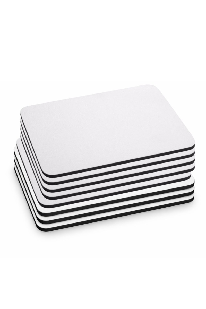 Mouse Pad, Blank White Sublimation Mouse Pad with Anti-Slip Natural Rubber Base, Smooth Surface for Office, Home & Gaming -Pack of 8