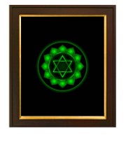 HI Tech Sales Anahata Chakra Beautiful DIivine Spiritual Photo Frame (size 10X12)