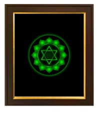 HI Tech Sales Anahata Chakra Beautiful DIivine Spiritual Photo Frame (size 10X12)