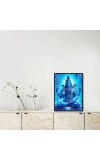 Shiva Laminated Photo - 5x7 Inches, Divine Blessings for Home & Office and Temple Decoration
