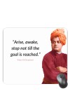 Customized Swami Vivekanda Quotes Picture Sublimation Mouse Pad | 8 X 7.5 Inch | Smooth Cloth Surface | Non-Slip Rubber Base | Personalized Mousepad for Laptop & Desktop (F17047)