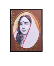 Ma Sarada Laminated Photo (11x13 Inches Without glass) Divine Blessings for Table and Walls,Home & Office and Temple Decoration