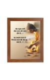 Buddha & Famous Quote Brown Frame, 10x14InchesInspirational Wall Art for Office, Home DecorIdeal Spiritual Gift