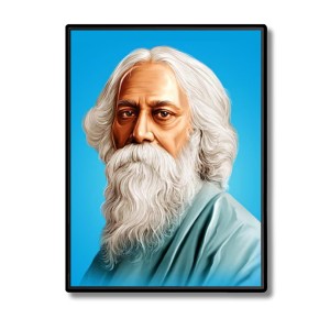 Rabindranath Tagore Laminated Photo - 11x13 Inches, Divine Blessings for Home & Office and Temple Decoration Rabindranath Tagore Laminated Photo - 11x13 Inches, Divine Blessings for Home & Office and Temple Decoration